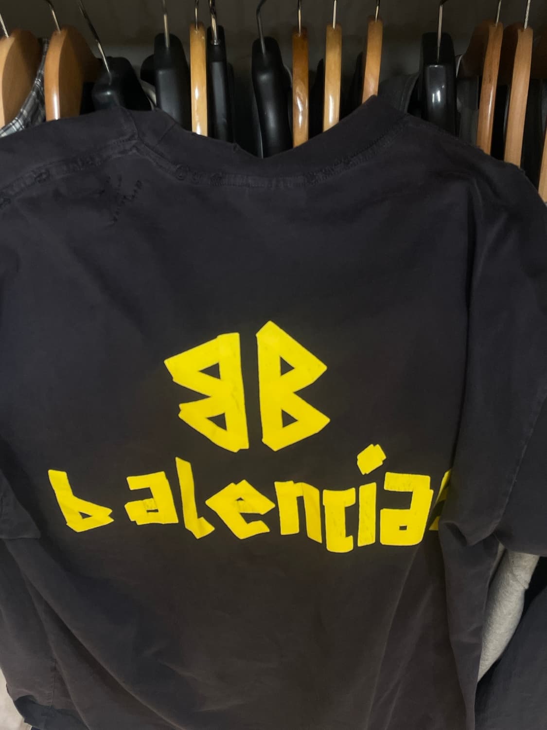 Balenciaga 테이프로고 반팔 L 상품이미지2