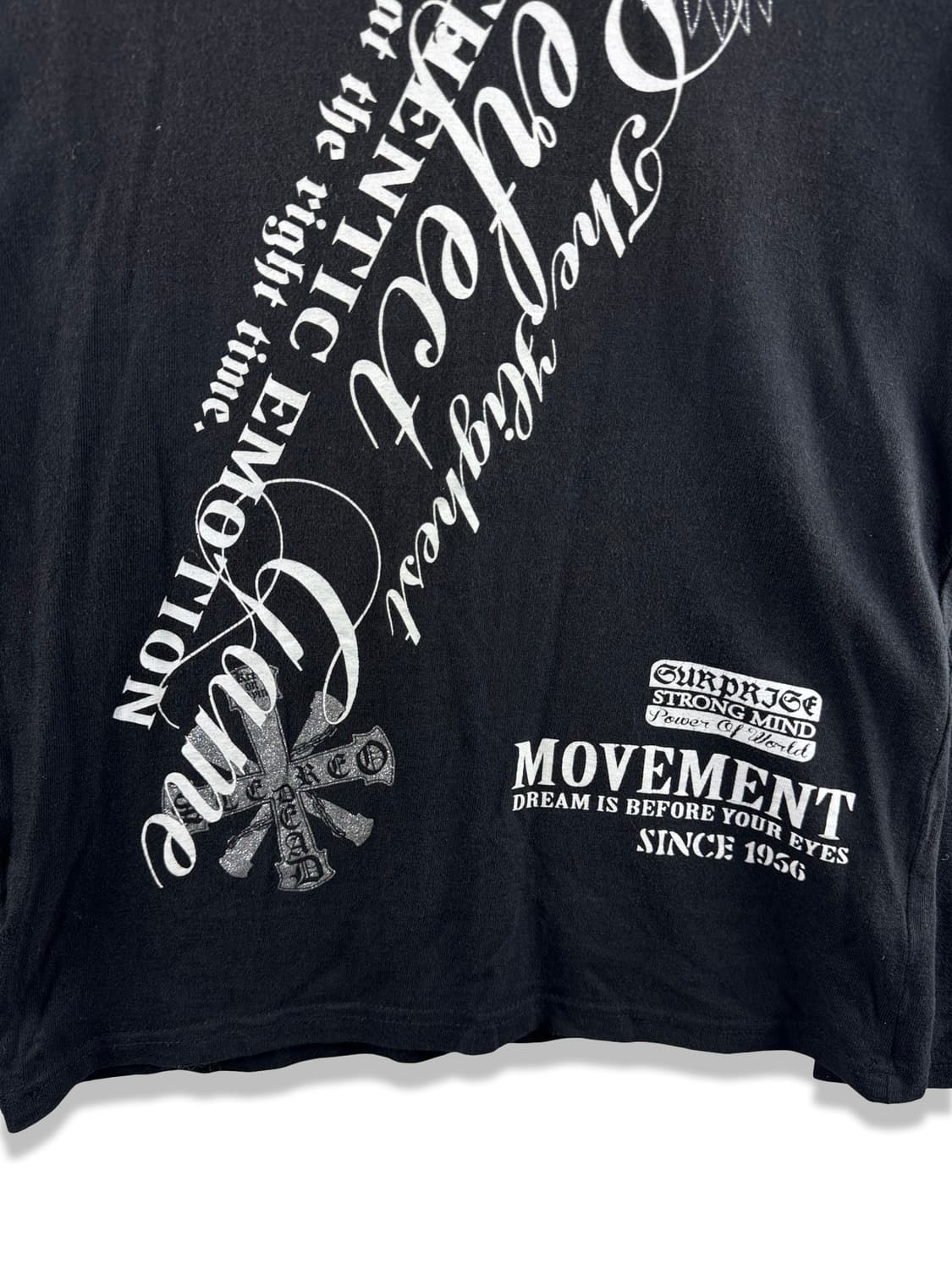 JPN 펑크 크로스 레터링 롱슬리브2586 상품이미지4