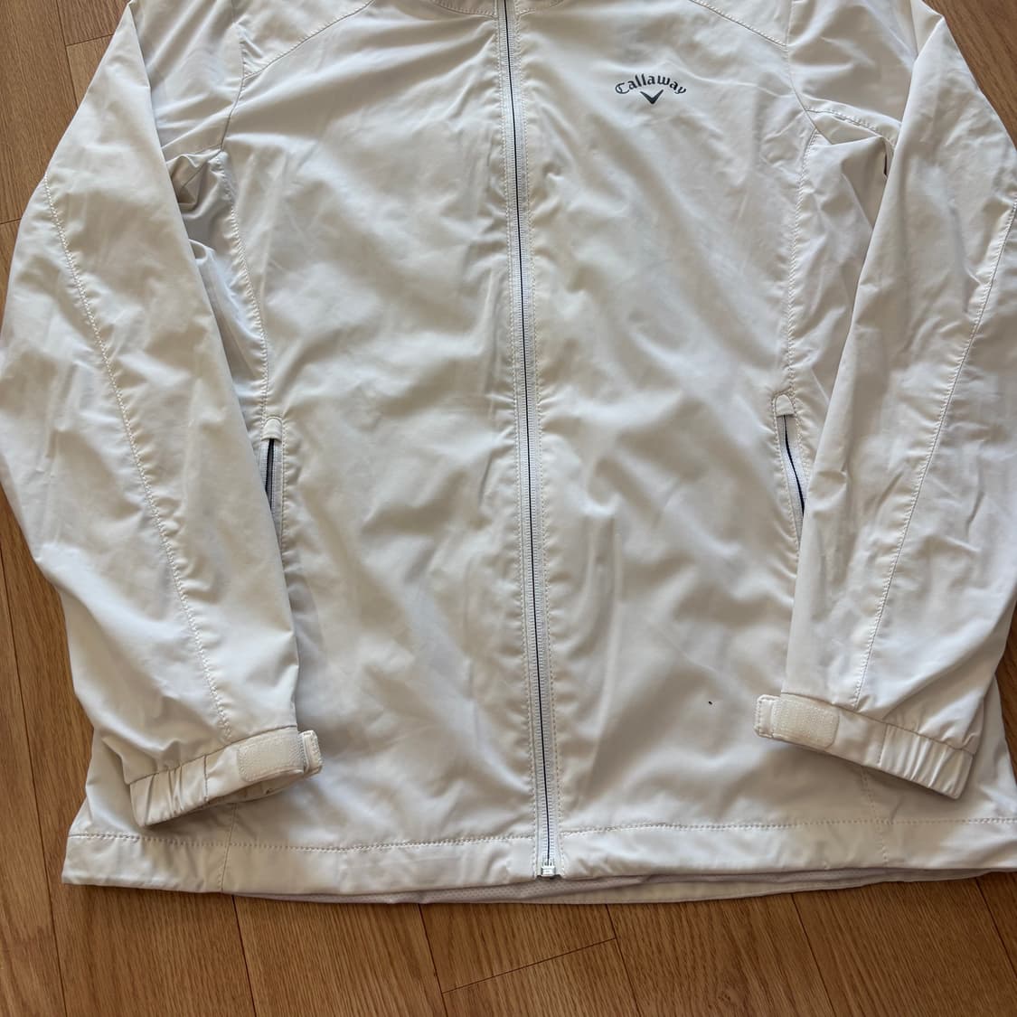 캘러웨이 화이트 바람막이 자켓 100 상품이미지2
