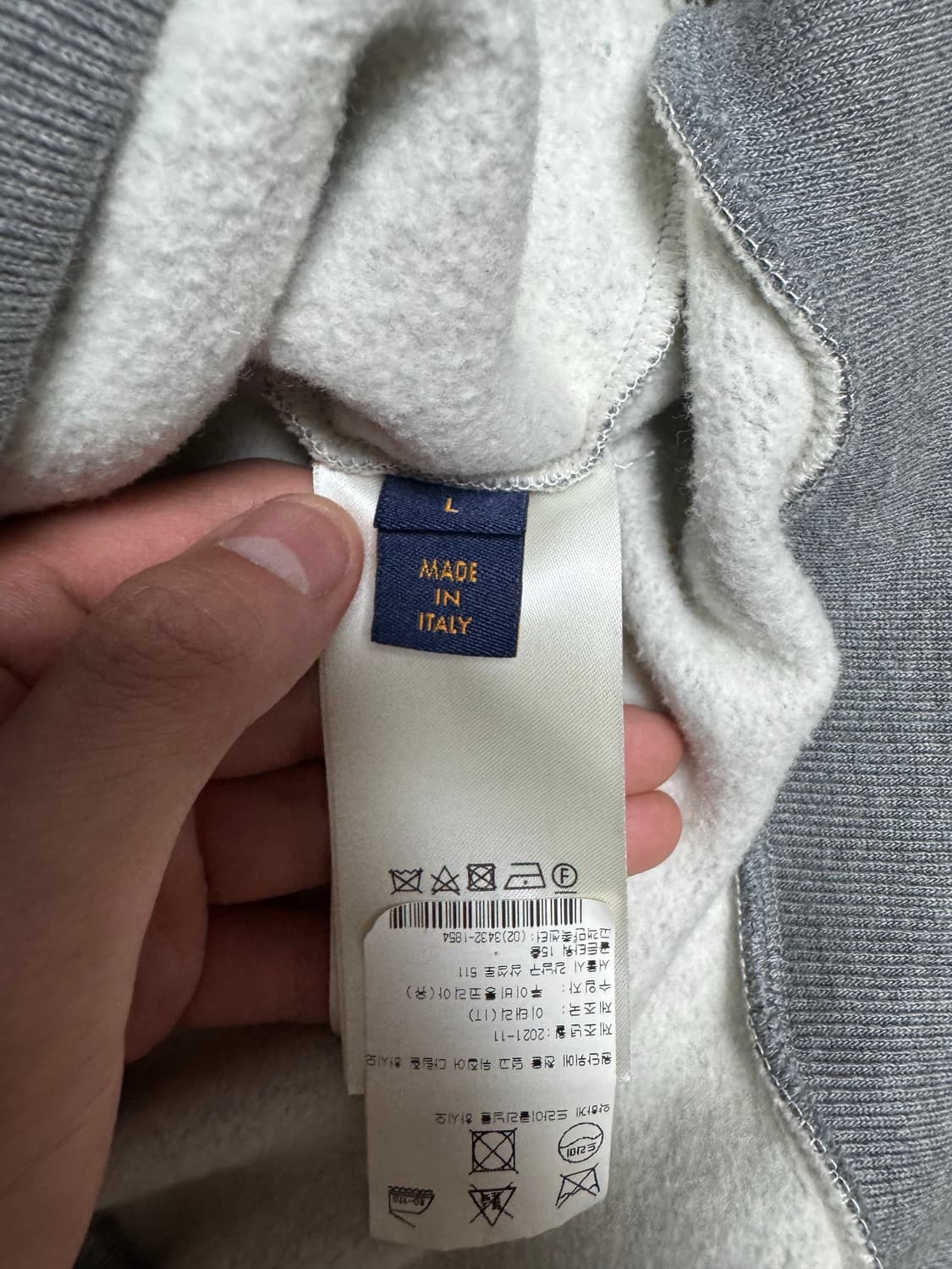 루이비통 x 니고 하트 크루넥 맨투맨 L 상품이미지4