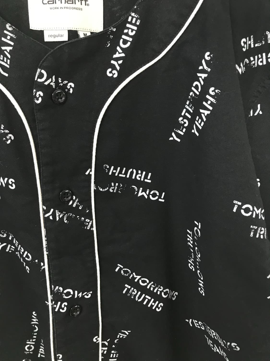 칼하트 wip 패턴 베이스볼 져지 상품이미지4