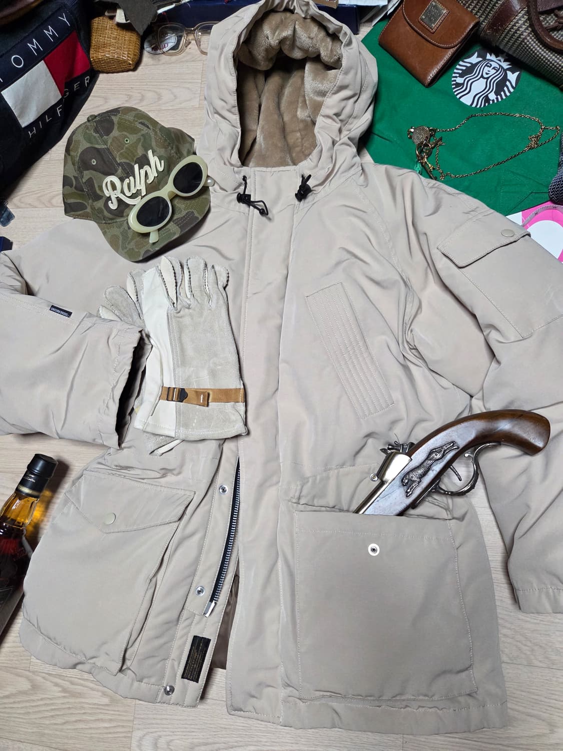 UNIFORM BRIDGE 오리털 패딩 다운 자켓 상품이미지1