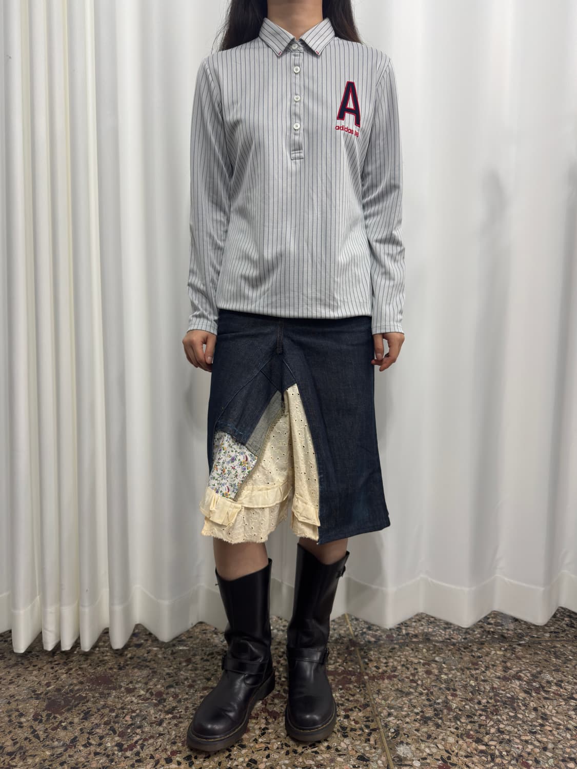 adidas stripe pk top 상품이미지3