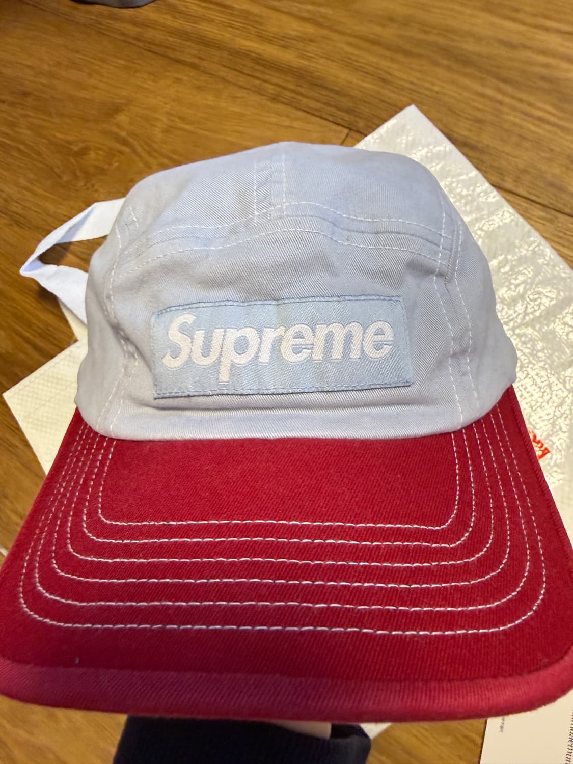 슈프림 투톤 트윌 캠프캡 상품이미지3