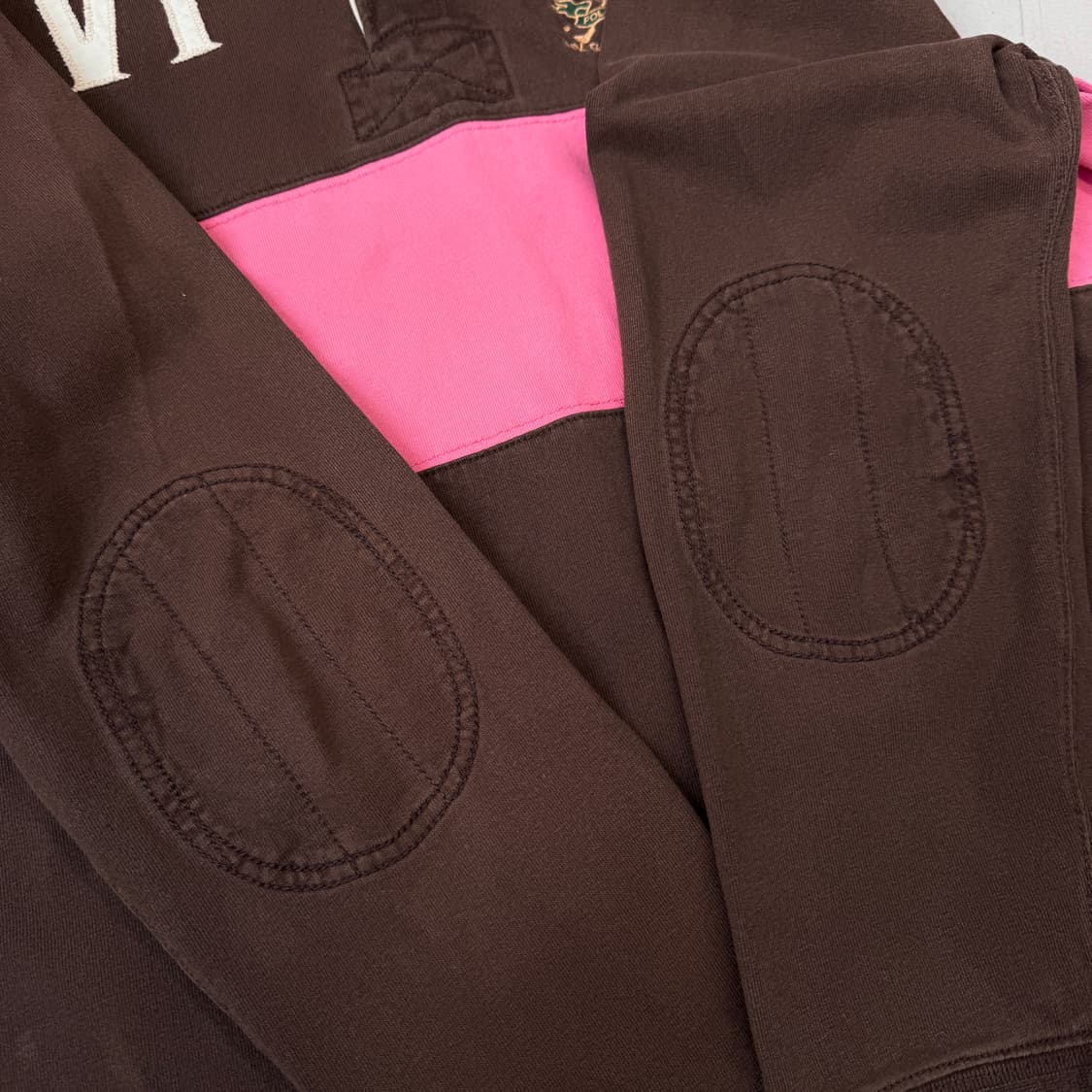 폴로 PK 럭비 올드스쿨 초코 딸기 카라 긴팔 티셔츠 상품이미지5