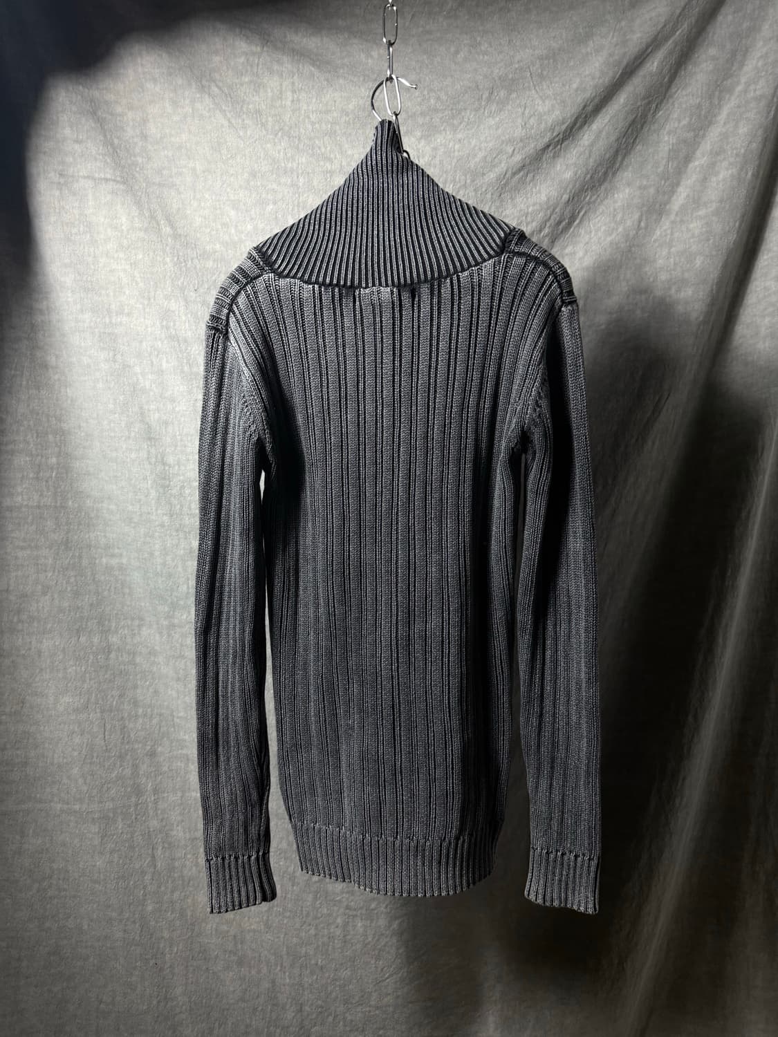 FUGA Washed Shawl Collar Knit Cadigan 상품이미지5