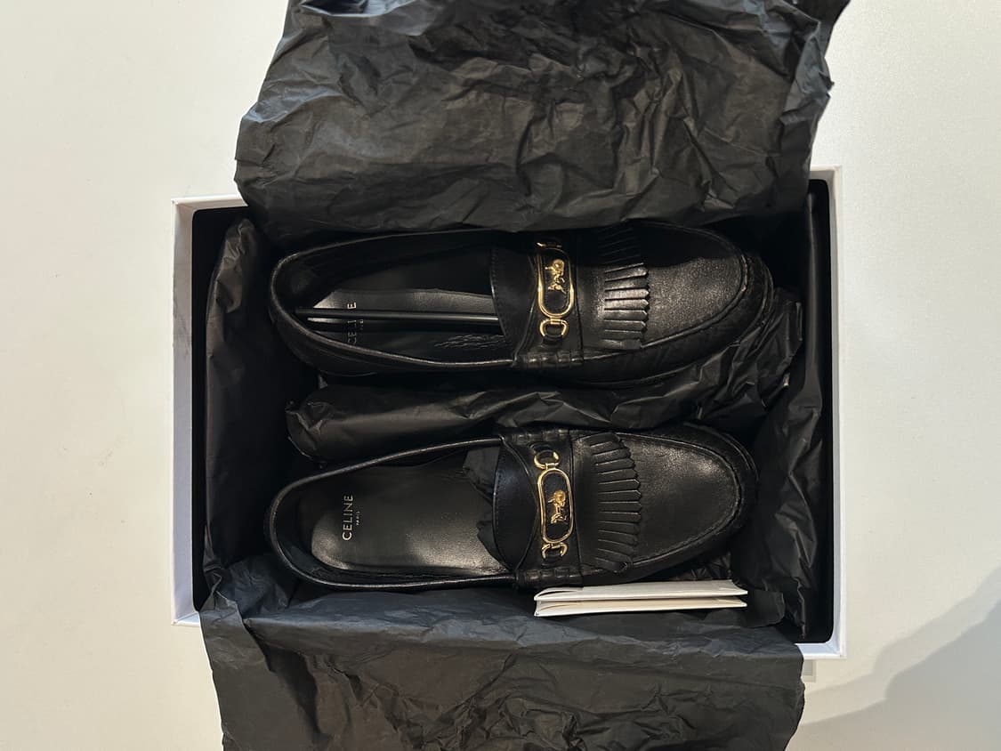 셀린느 설키 블랙 로퍼 38사이즈 상품이미지7