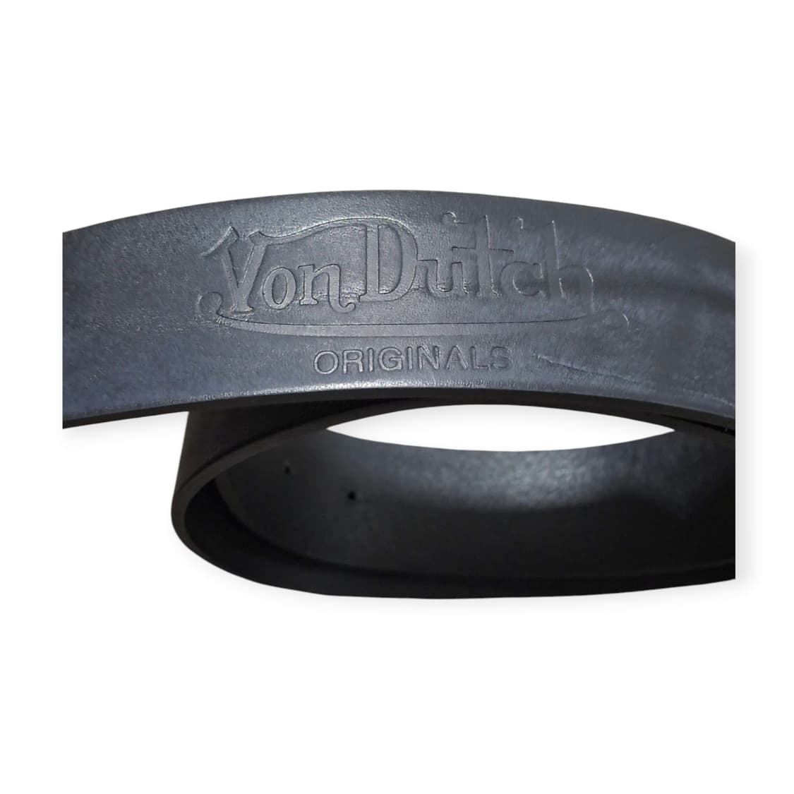Von Dutch 본더치 빅로고 빈티지 바이커룩 메탈버클 가죽벨트 Y2K 상품이미지4
