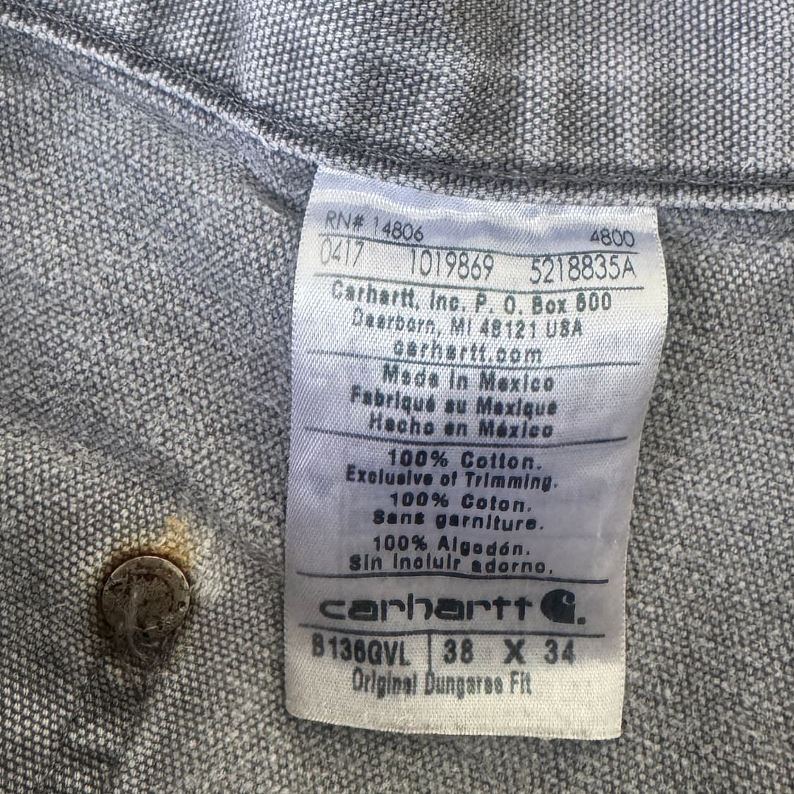 칼하트 더블니 팬츠 상품이미지5