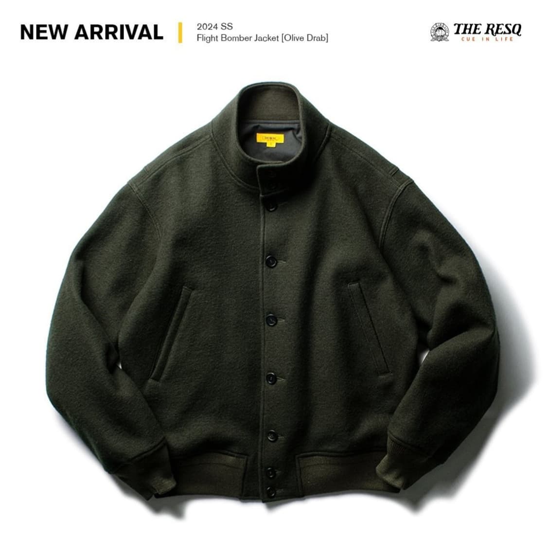 [구매 XL] 더레스큐 24ss 플라이트 봄버 자켓 삽니다 TheResQ 상품이미지1