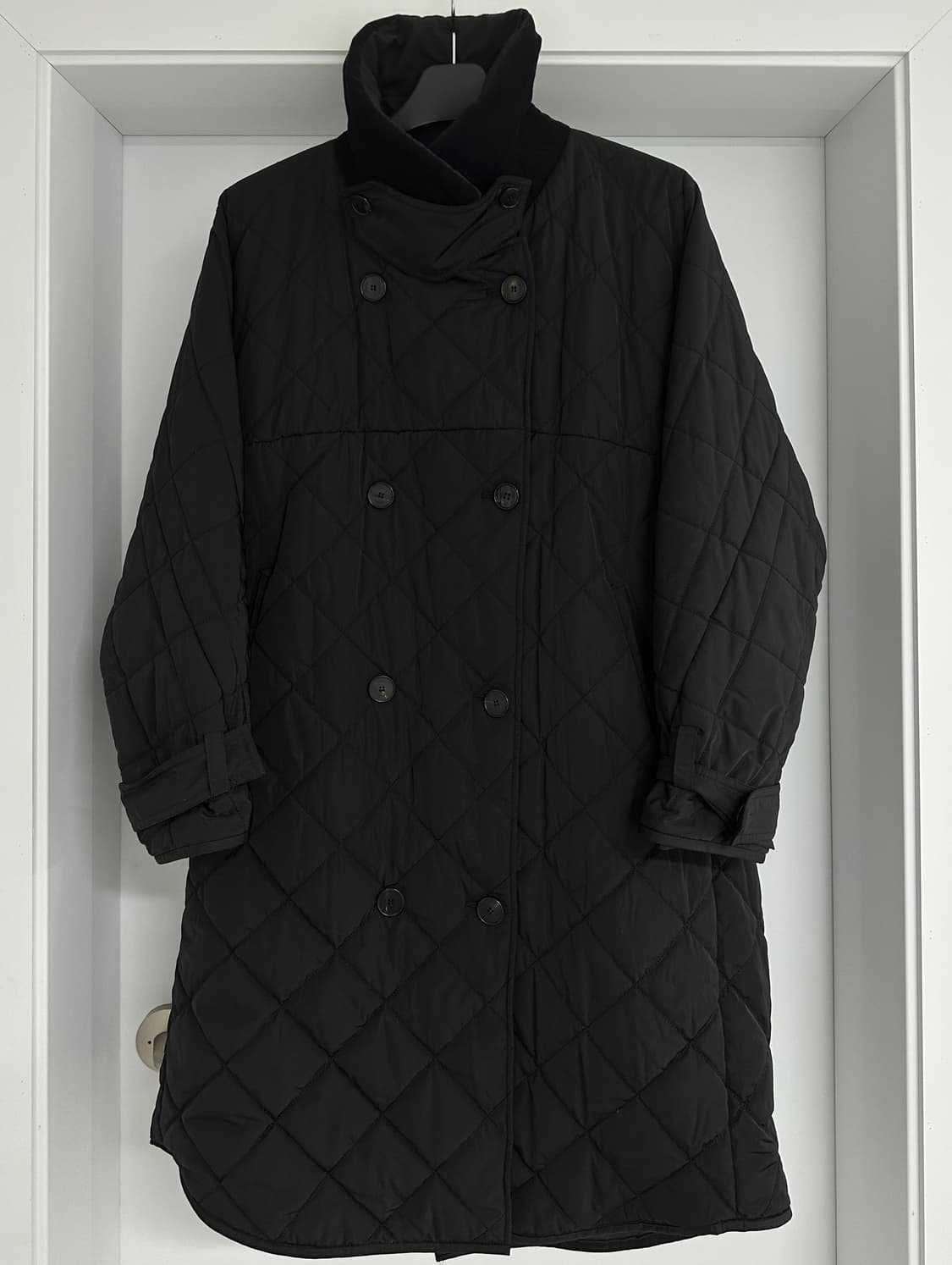 [타임] 여성 퀼팅 롱 코트 상품이미지1