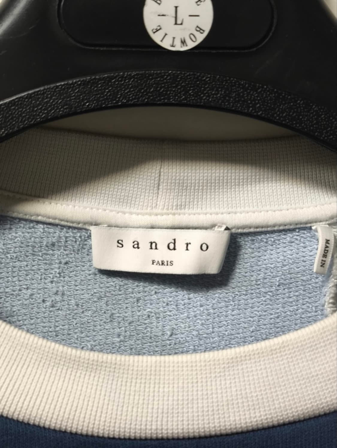 M 산드로 스트라이프 코튼 스웻셔츠 맨투맨 상품이미지2