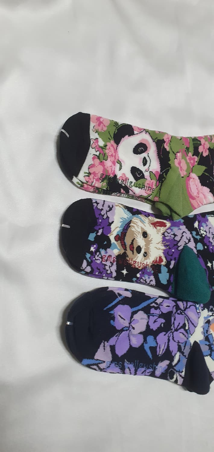 팬다 강아지 양 양말 상품이미지2