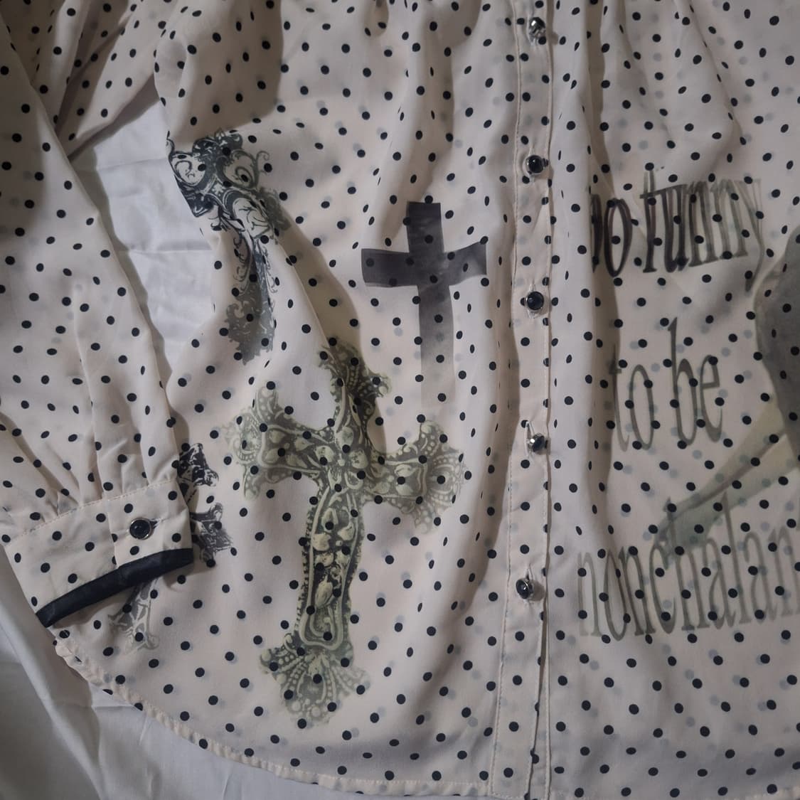 Nonchalant dot blouse 상품이미지2