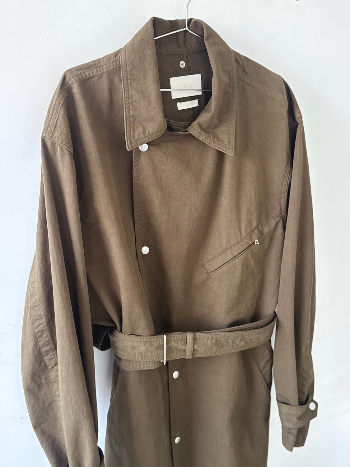 YOKE coat 요크 벨티드 코트 상품이미지9