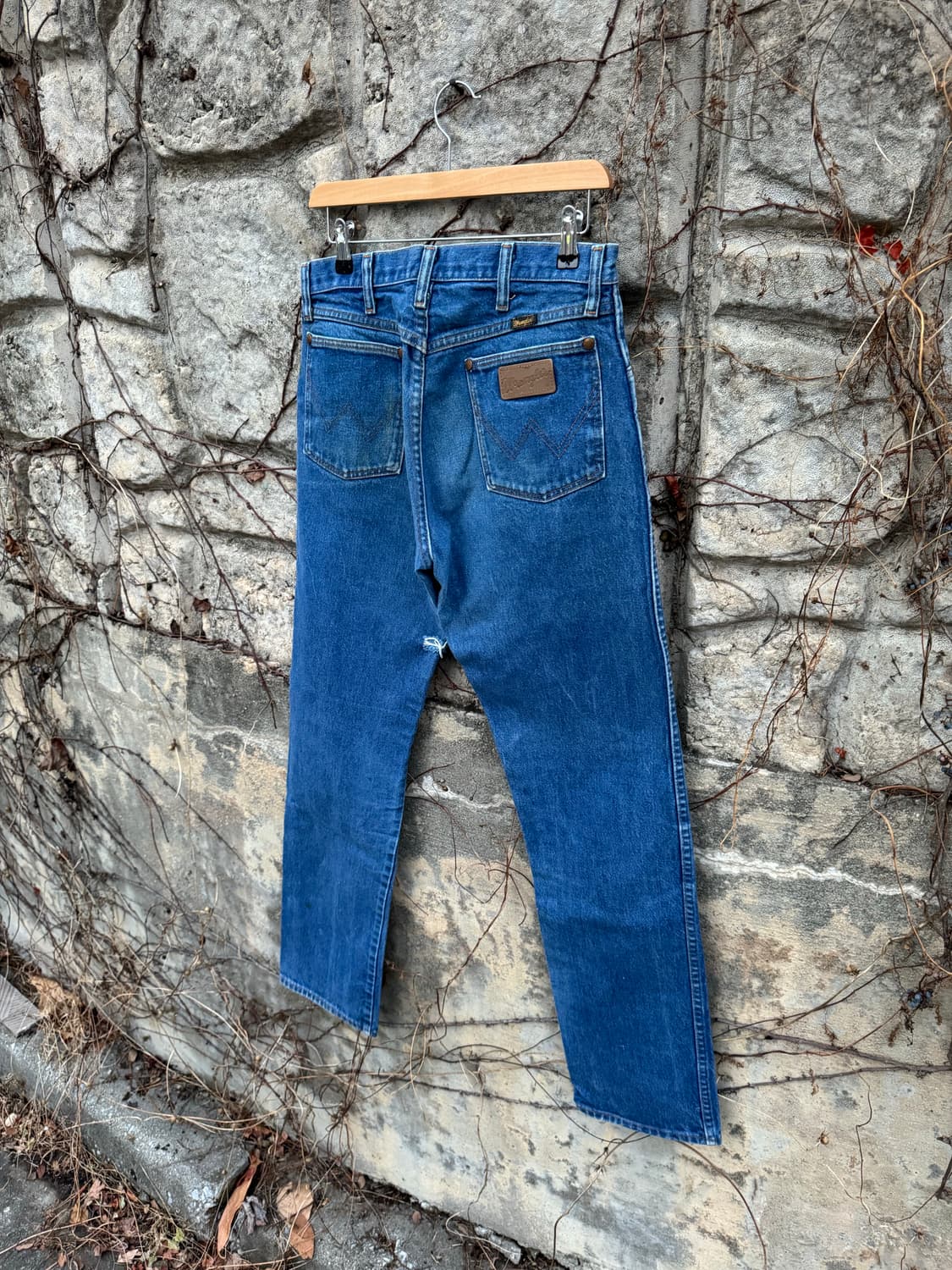 90s 랭글러 usa 빈티지 13mwz 카우보이컷 웨스턴 데님 팬츠 상품이미지4