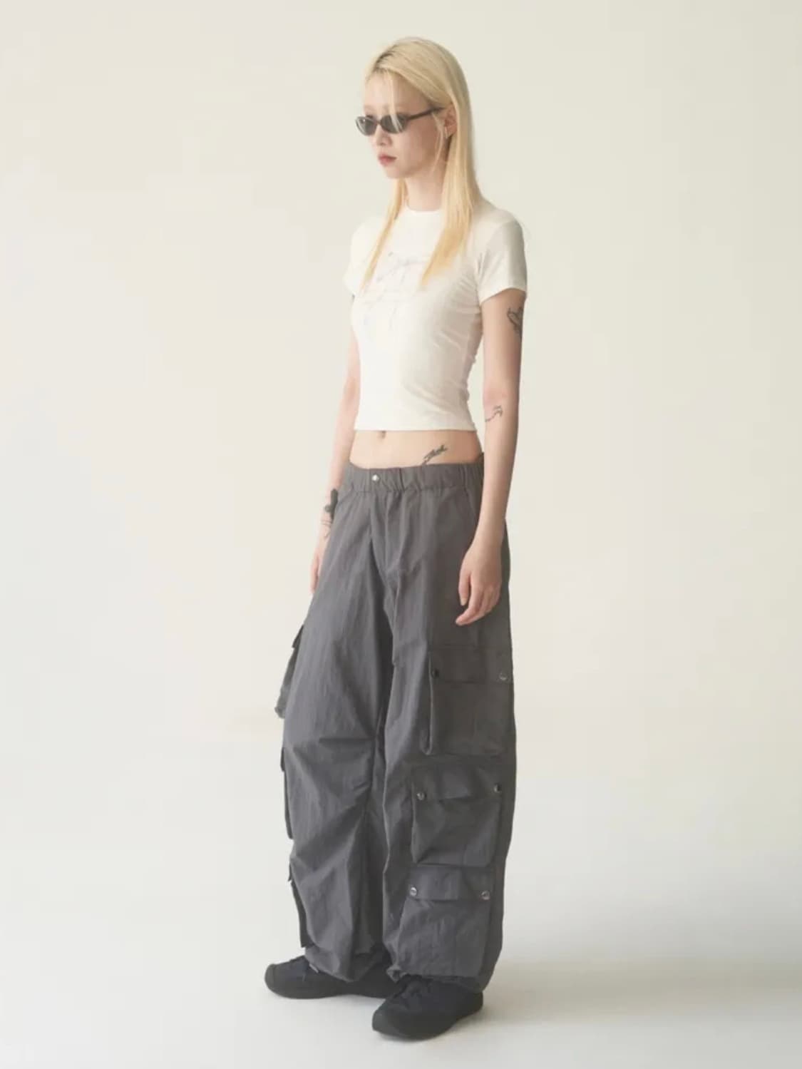 류영 멀티 포켓 나일론 팬츠 상품이미지4