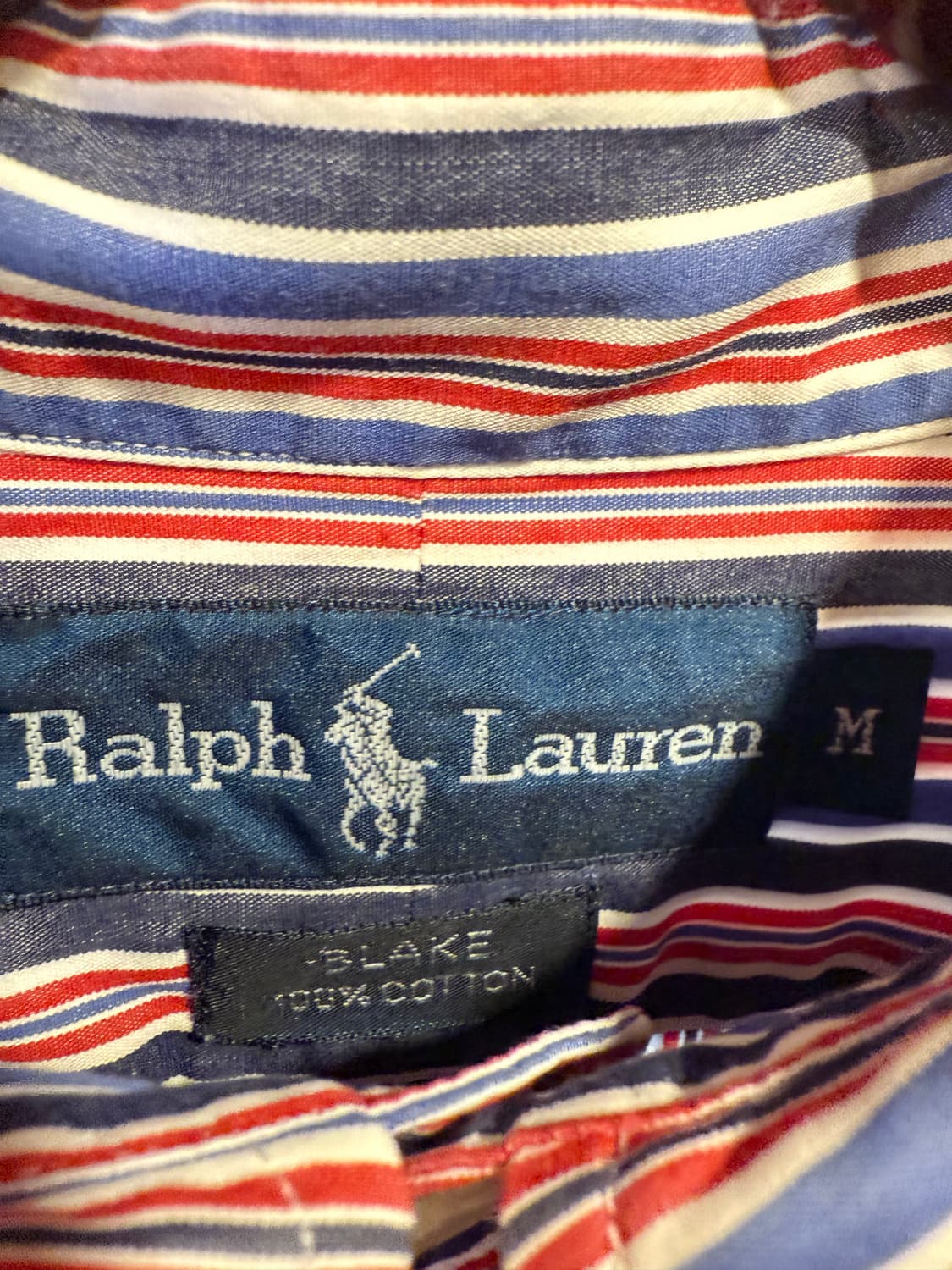 폴로 랄프로렌 레드포니 레드 스트라이프 반팔셔츠  상품이미지2