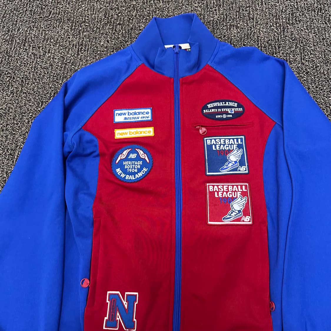 뉴발란스 져지 집업 트레이닝복 운동복 트랙탑 95사이즈 상품이미지2