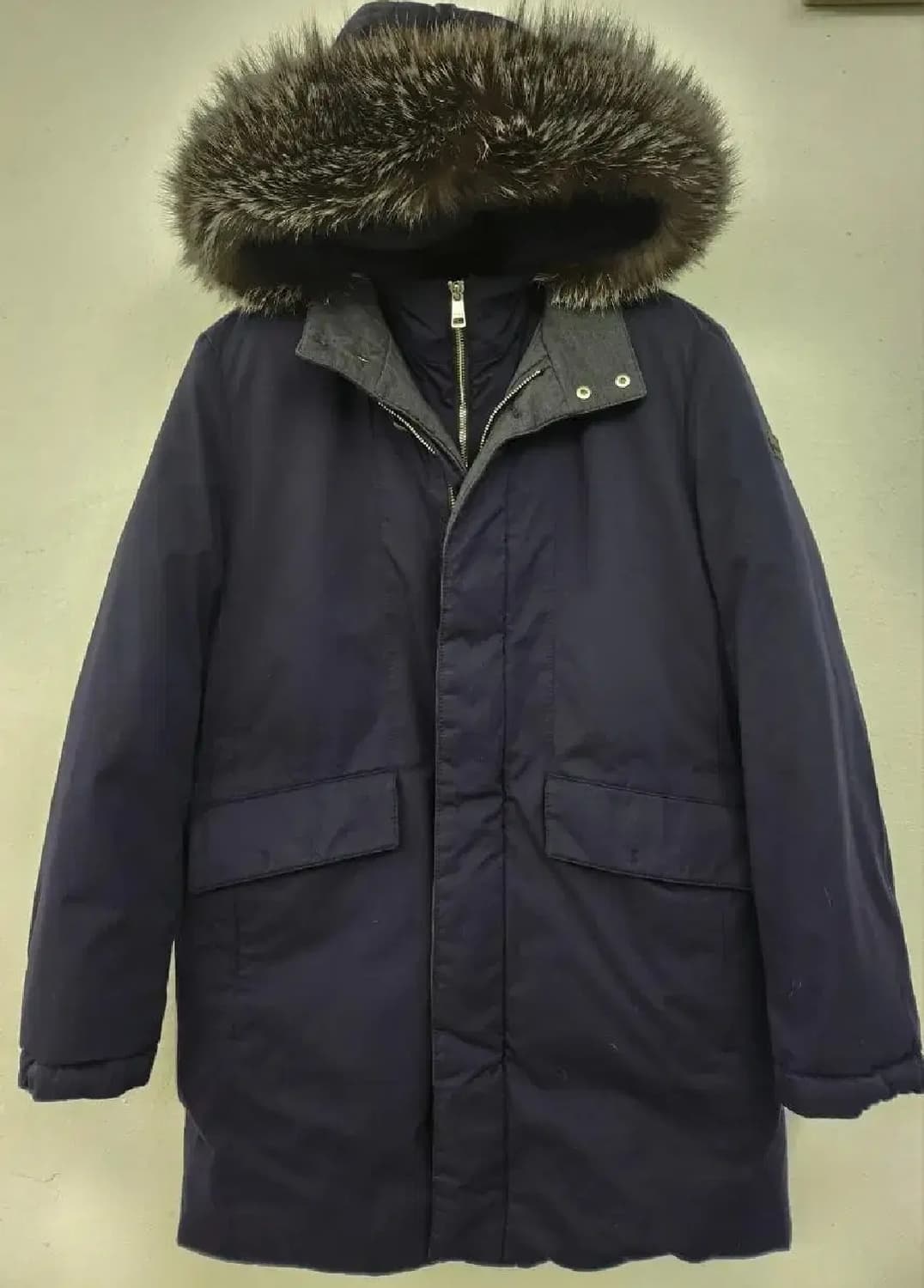 로가디스 구스다운 퍼 여우털 상품이미지1