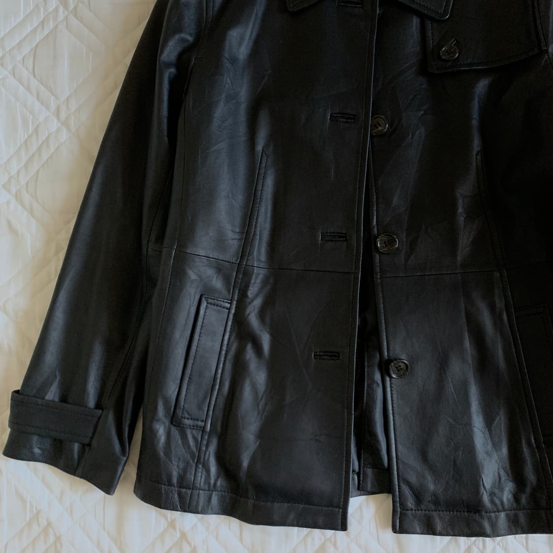 LA TORRE SHEEPSKIN 100% Leather Jacket 상품이미지4