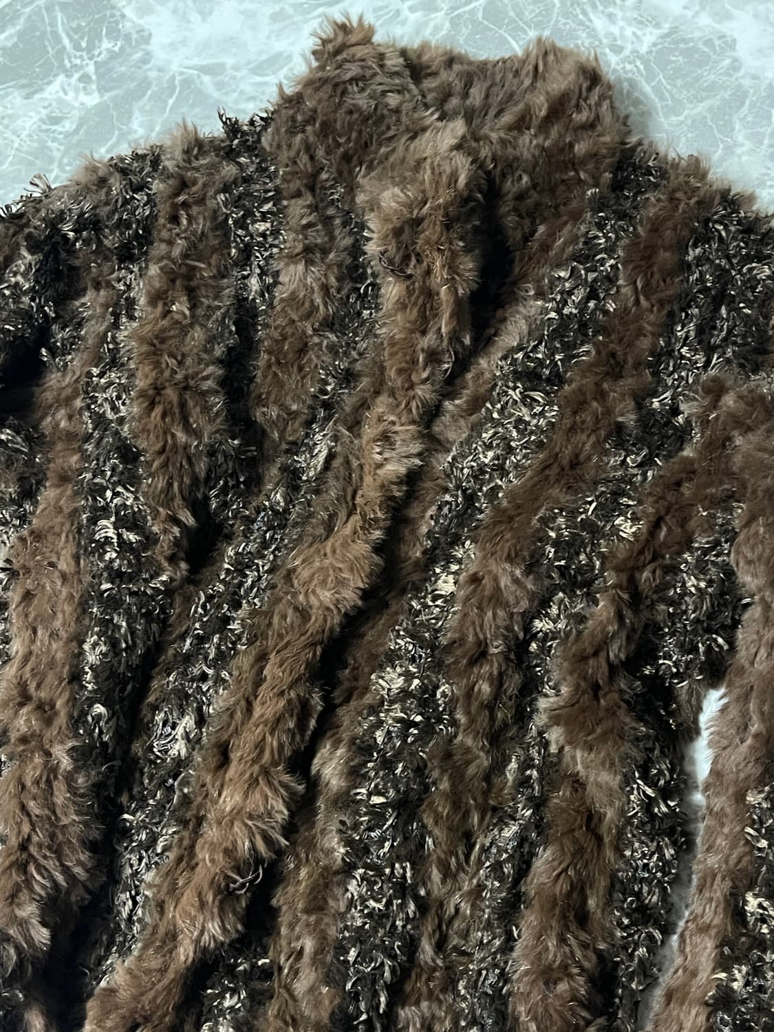 grunge fur jacket 상품이미지2