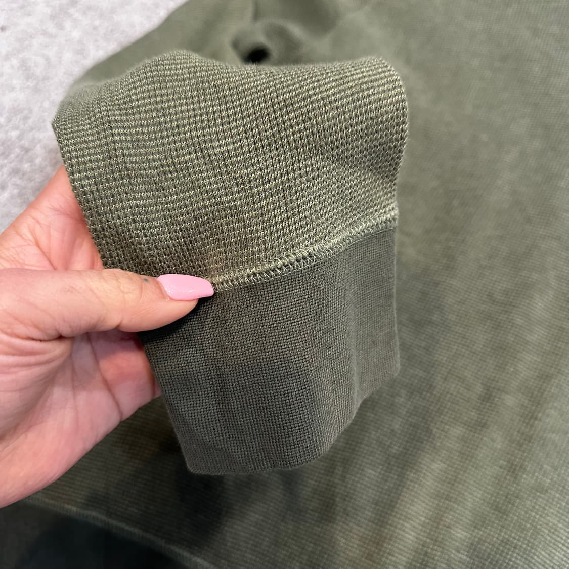 나이키 카키 와플 텍스처 투웨이 풀집업 자켓XL 상품이미지8