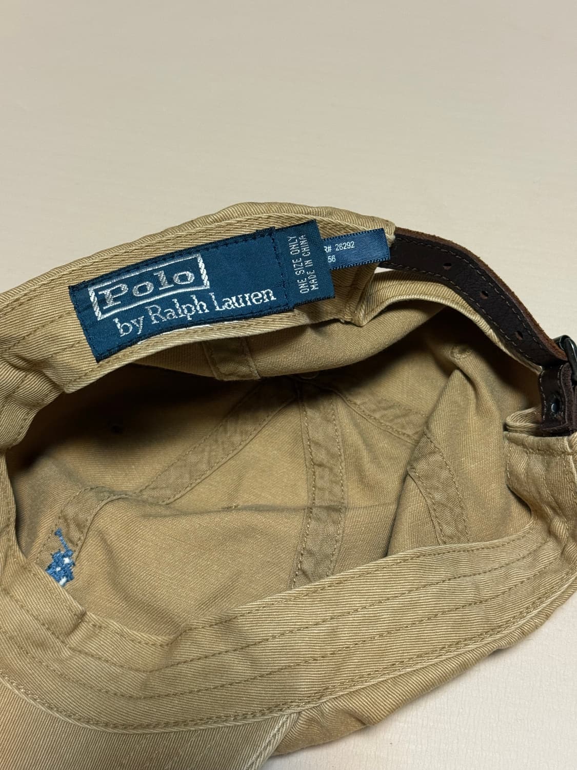 폴로 빈티지 볼캡 베이지 상품이미지3