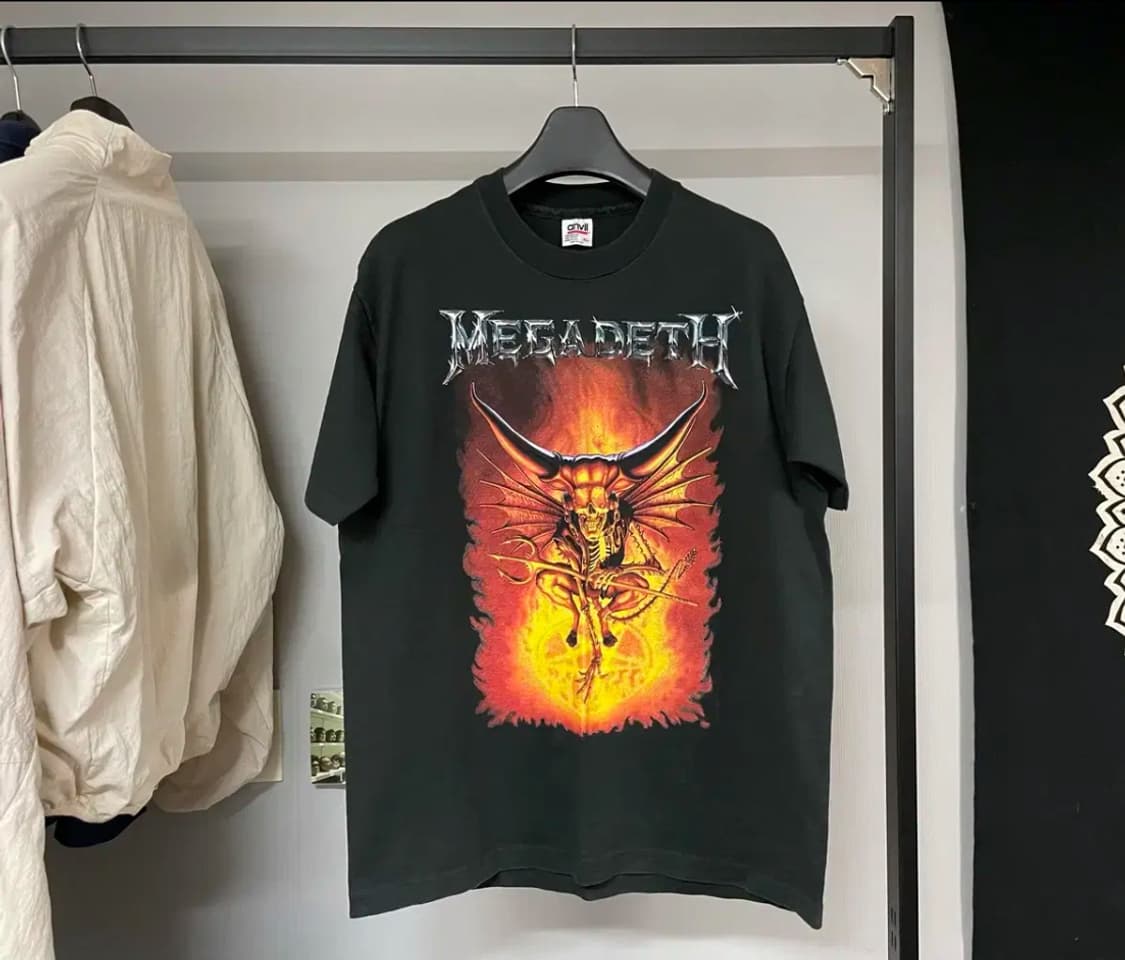 메가데스 90s 밴드티 상품이미지1