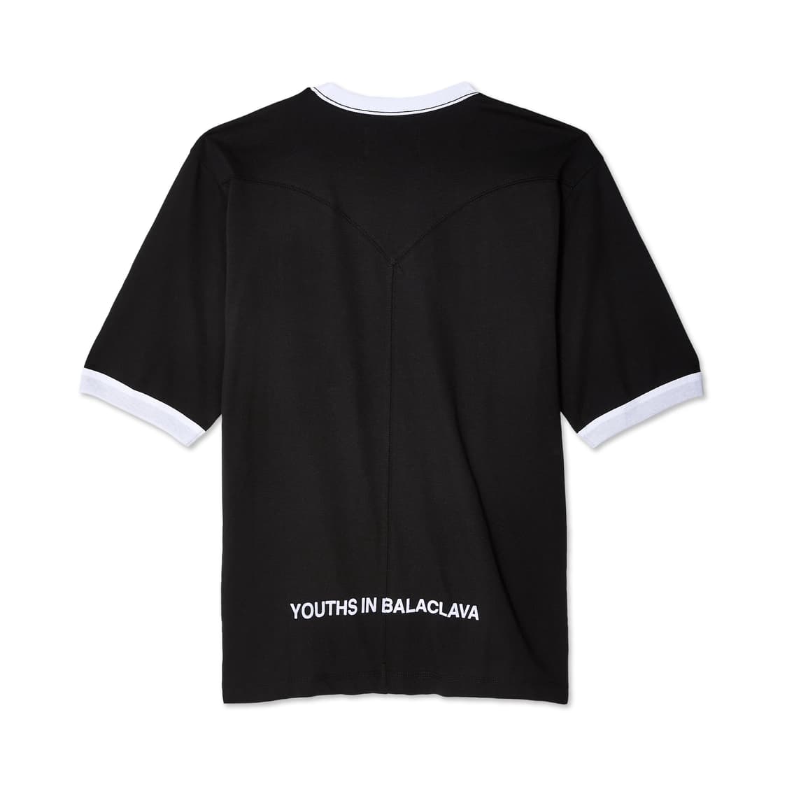  유스 인 바라클라바 레이서 링거 반팔티셔츠 XL  상품이미지5