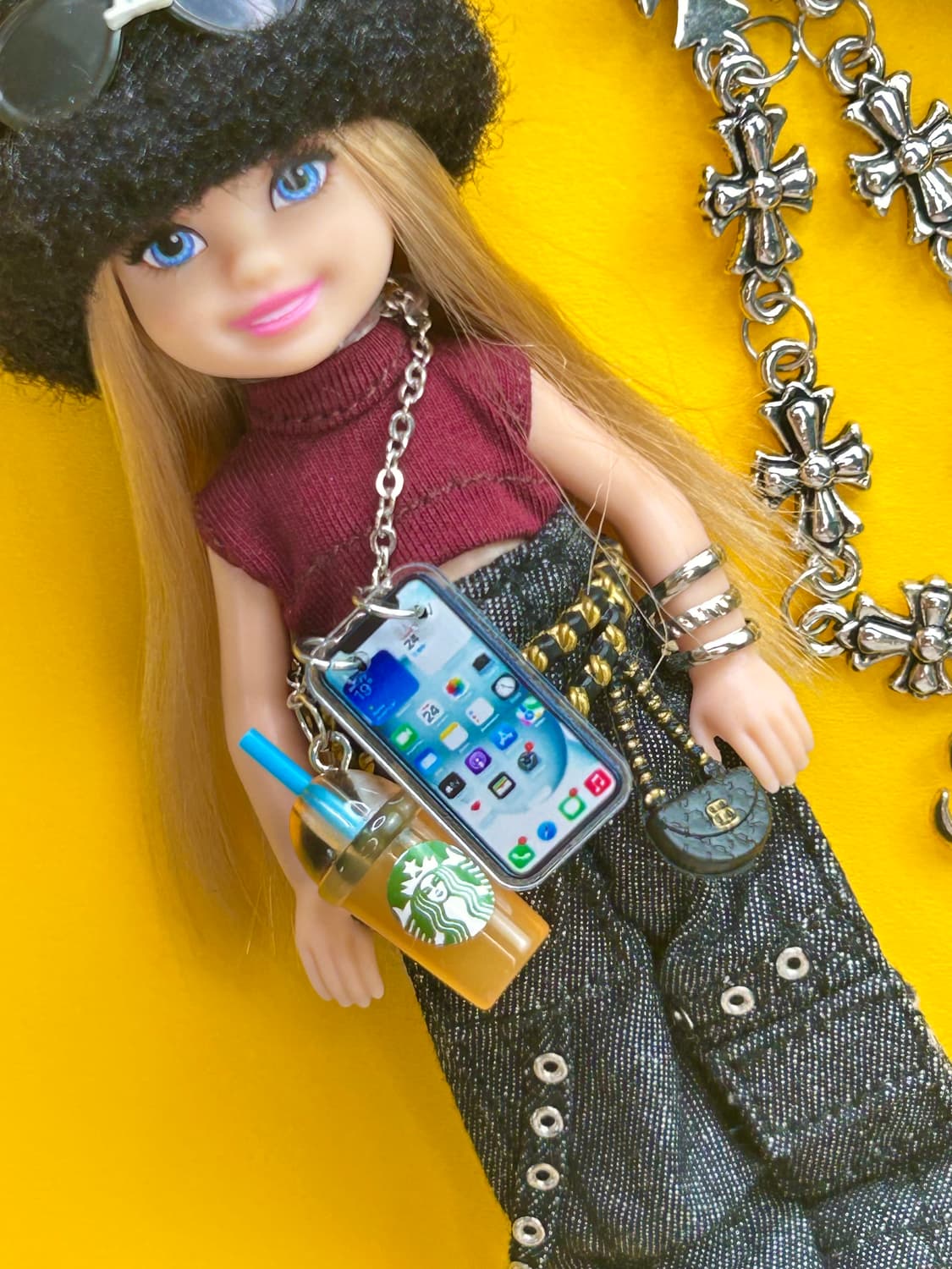 (29)바비키링 정품USA 마텔사 바비인형 커스텀키링 상품이미지4