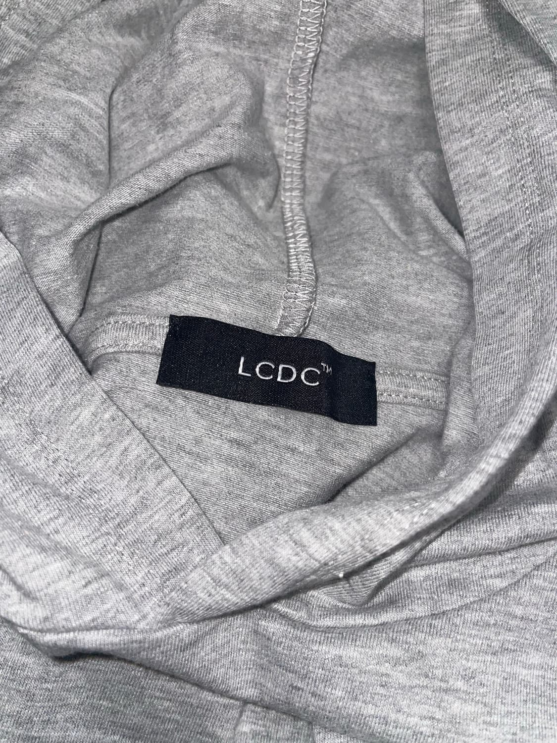 LCDC 후드치마 HOODED JERSEY DRESS 그레이 상품이미지7