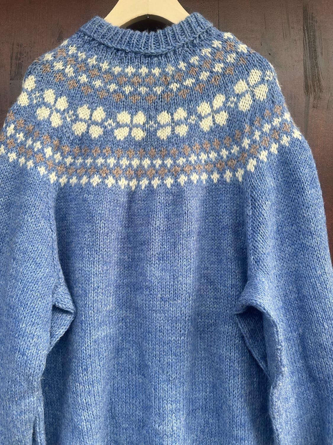 파우더리 블루 노르딕 울니트 상품이미지6