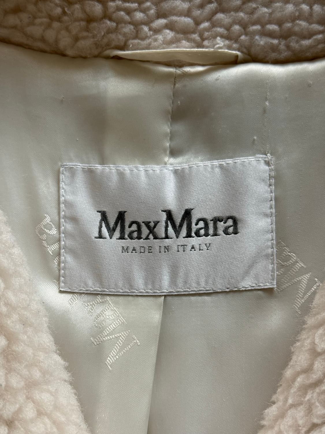 막스마라 테디베어 코트 아이보리S 상품이미지8