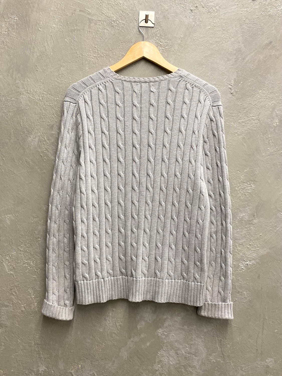 [L] Polo Ralph Lauren 폴로 랄프로렌 브이넥 케이블니트 상품이미지5