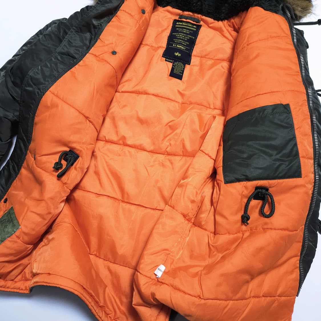 알파인더스트리 N-3B 야상 파카 세이지그린 상품이미지6