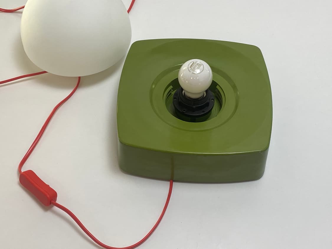 70년대 독일 빈티지 벽조명 HP leuchten 그린색상 상품이미지7