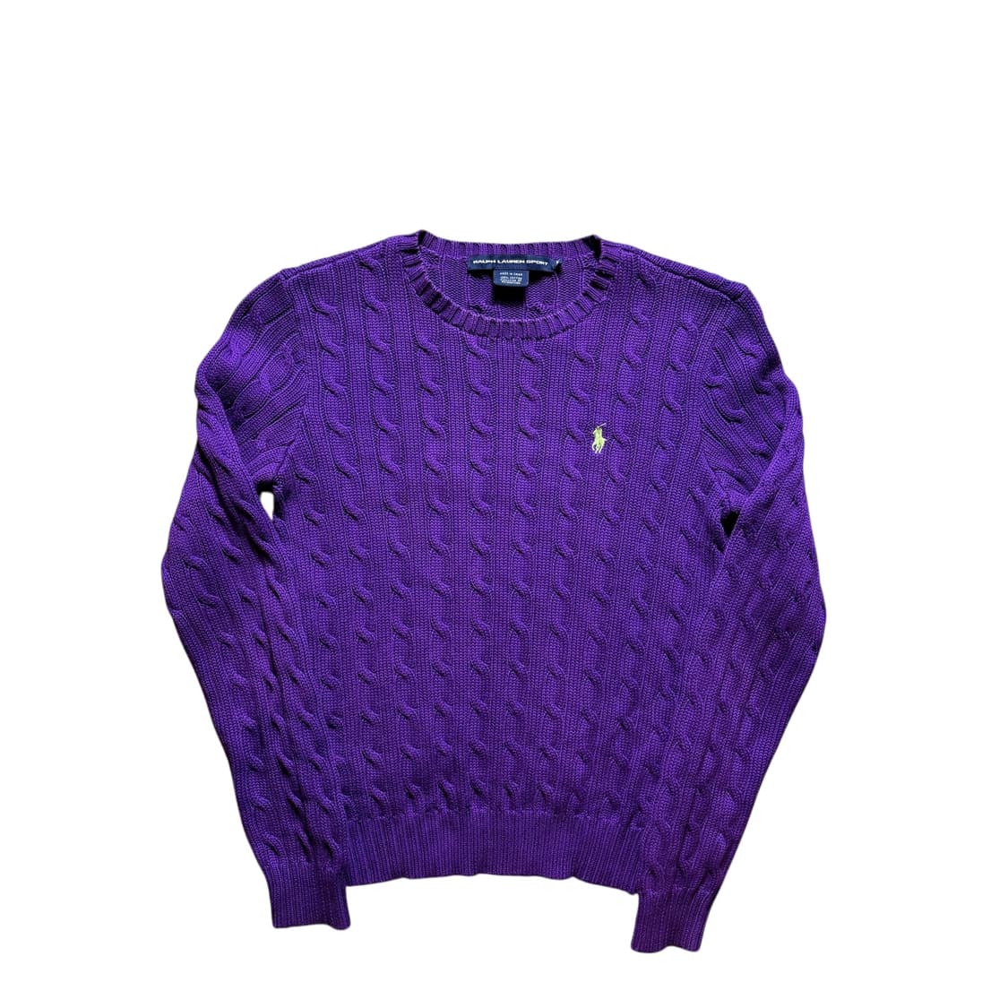 폴로 여성용 꽈배기 니트 상품이미지1