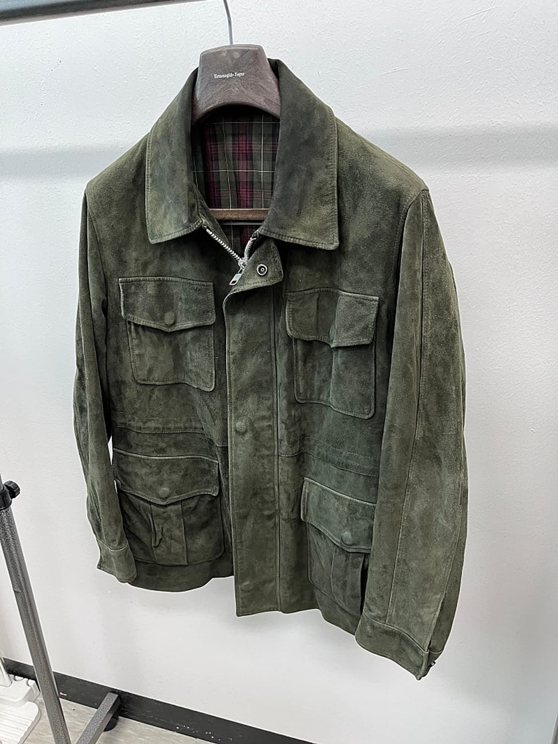 100-105) 마벨로 스웨이드 필드자켓  상품이미지1