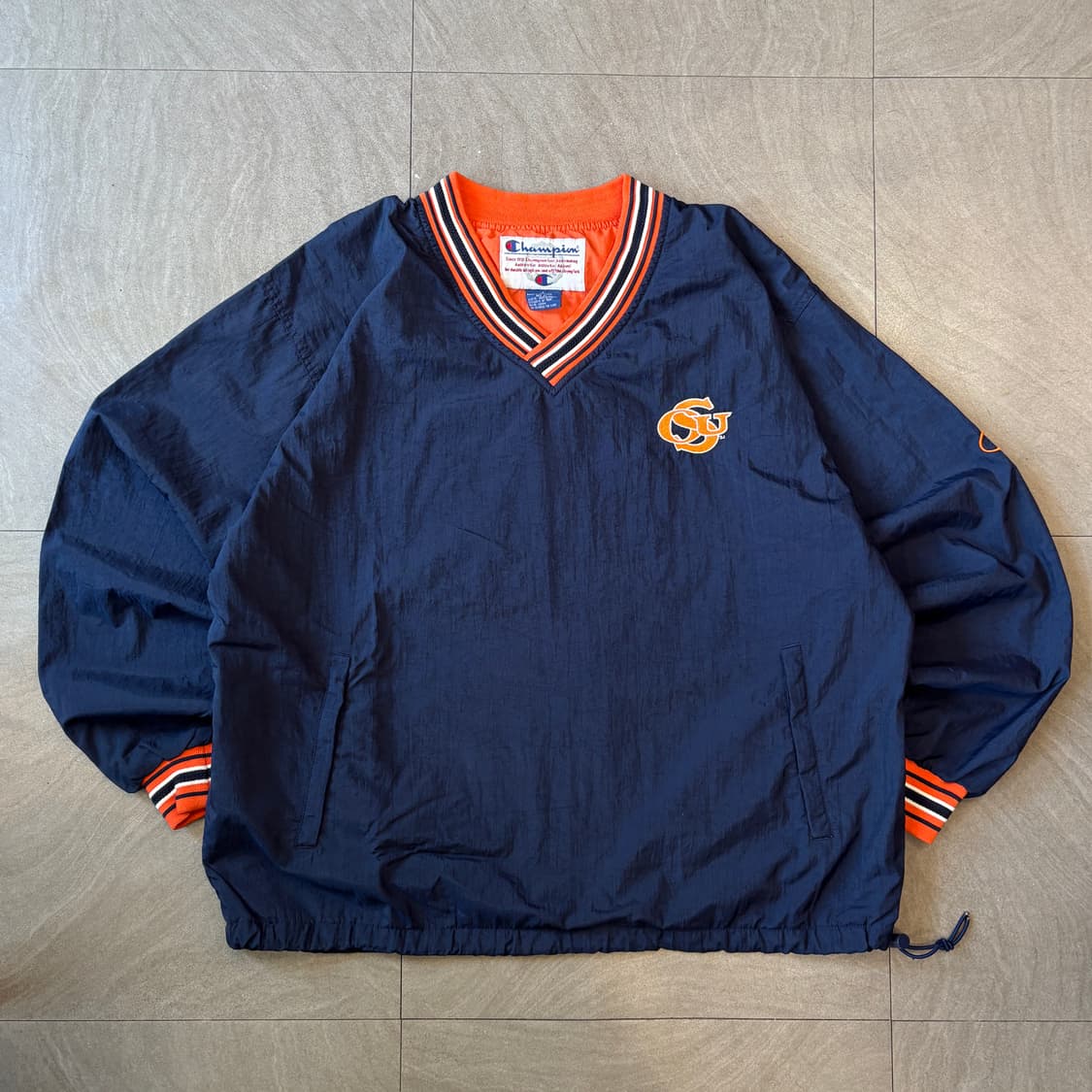 챔피온 정품 블랙 나일론 웜업 상품이미지1