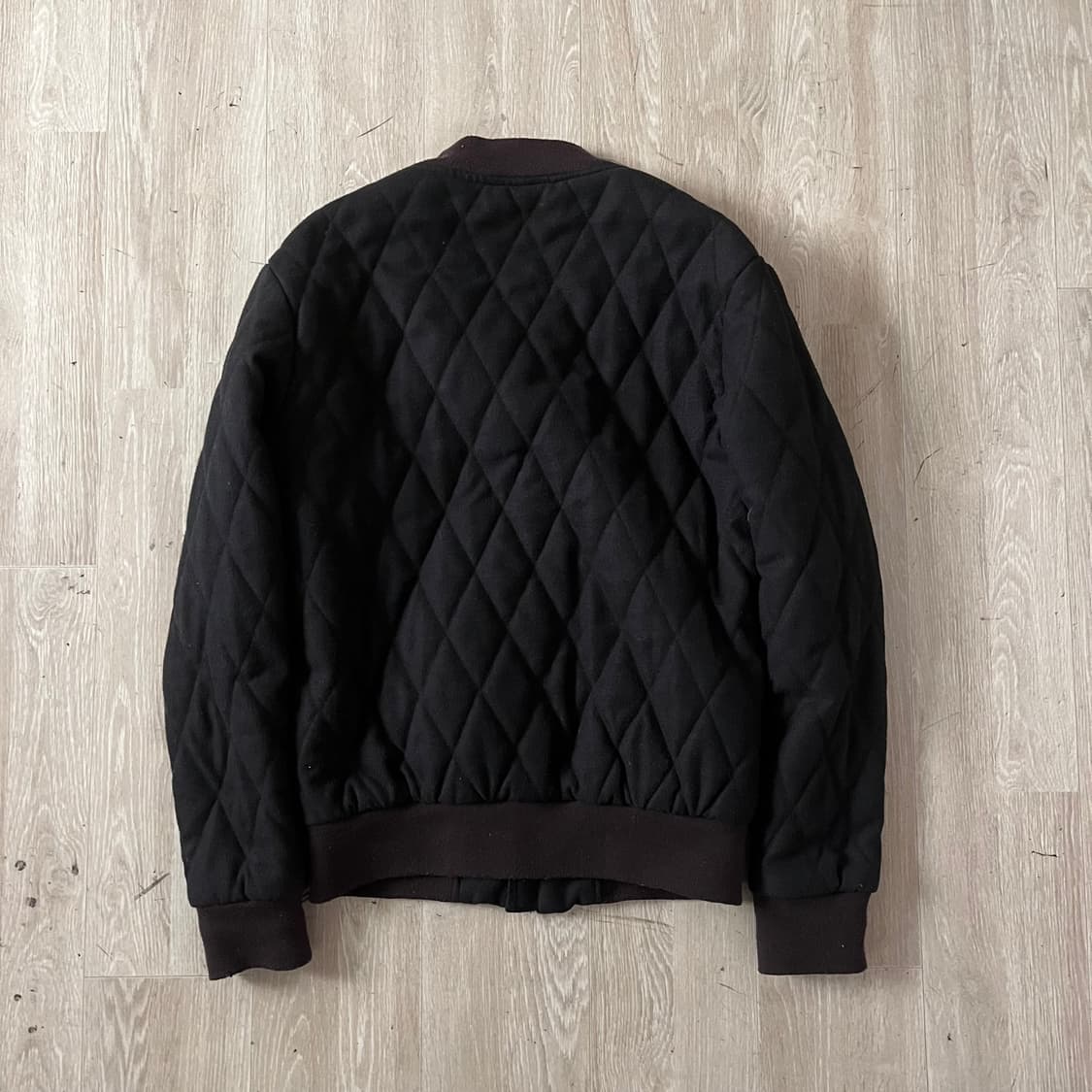 H&M 퀼팅 봄버 블루종 자켓 상품이미지5