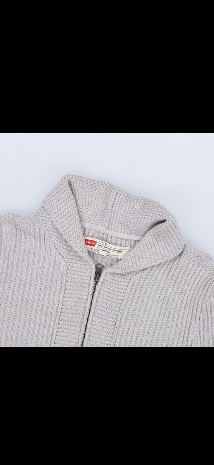 리바이스 여성 숄카라 투웨이 니트 집업 1103HR1 상품이미지3