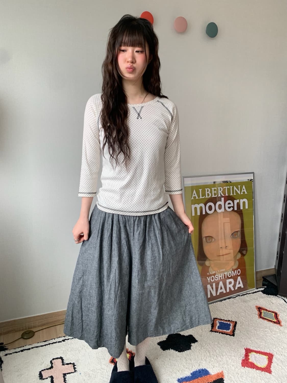 ethnic ruffle pants 상품이미지1