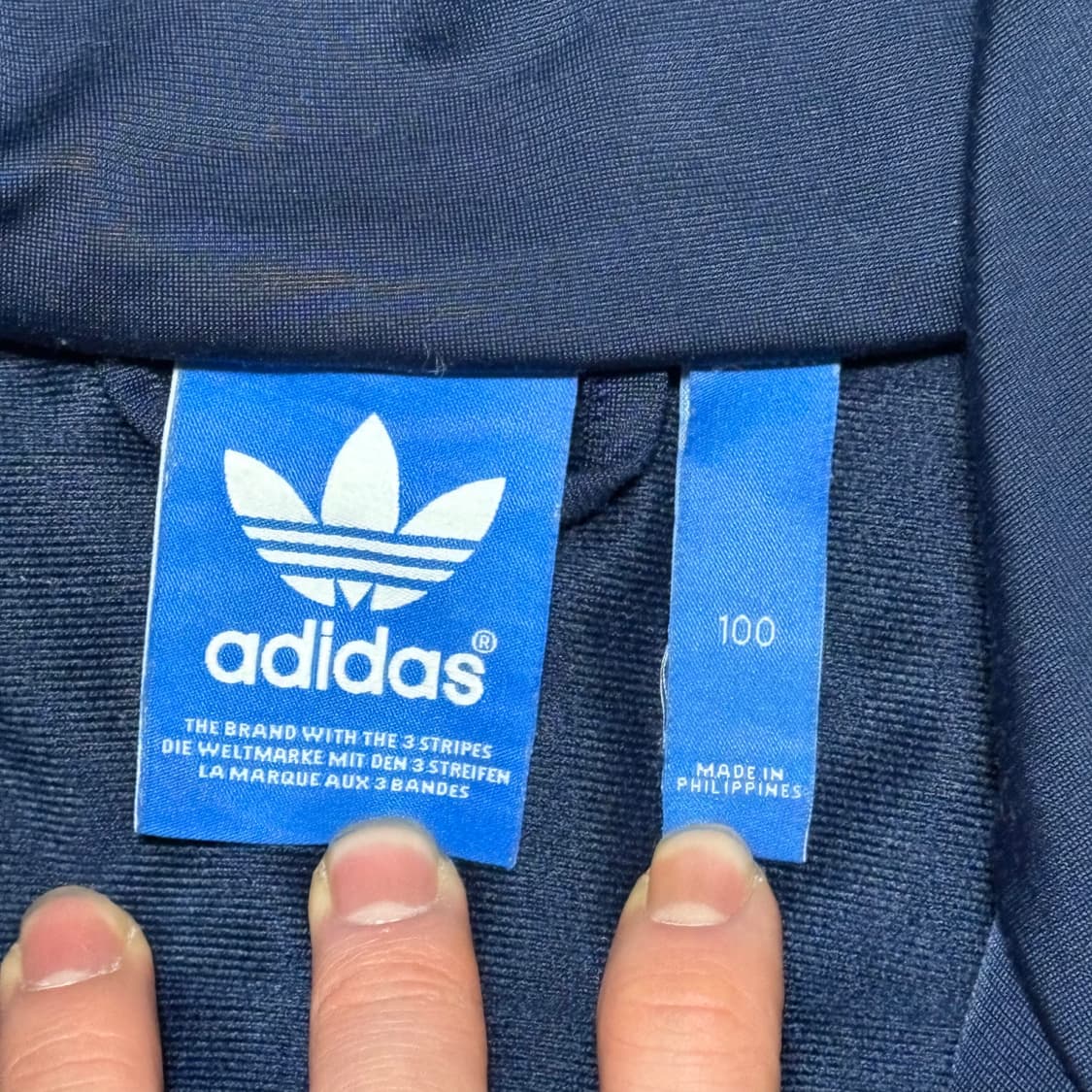 Adidas 네이비 트랙탑 져지 상품이미지3