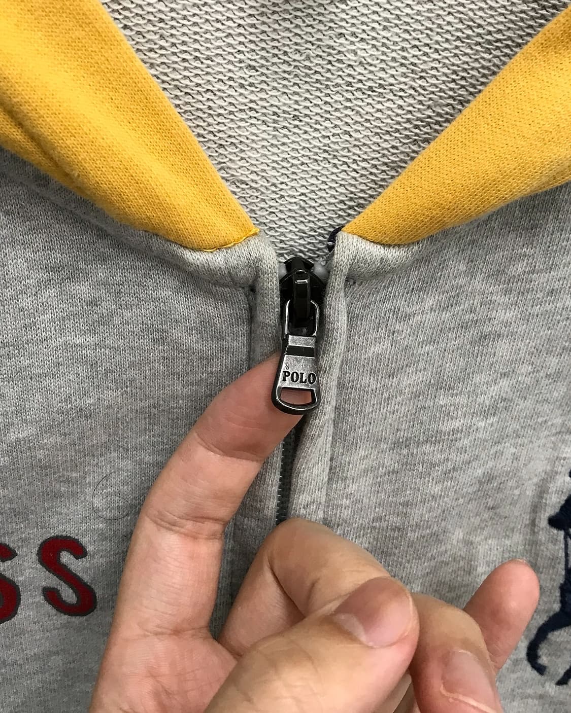 폴로 빅포니 배색 후드집업 상품이미지4