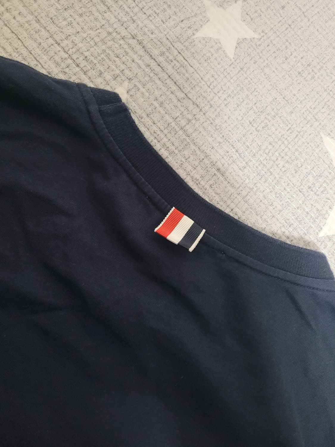 톰브라운 네이비 삼선 반팔 티셔츠 상품이미지10