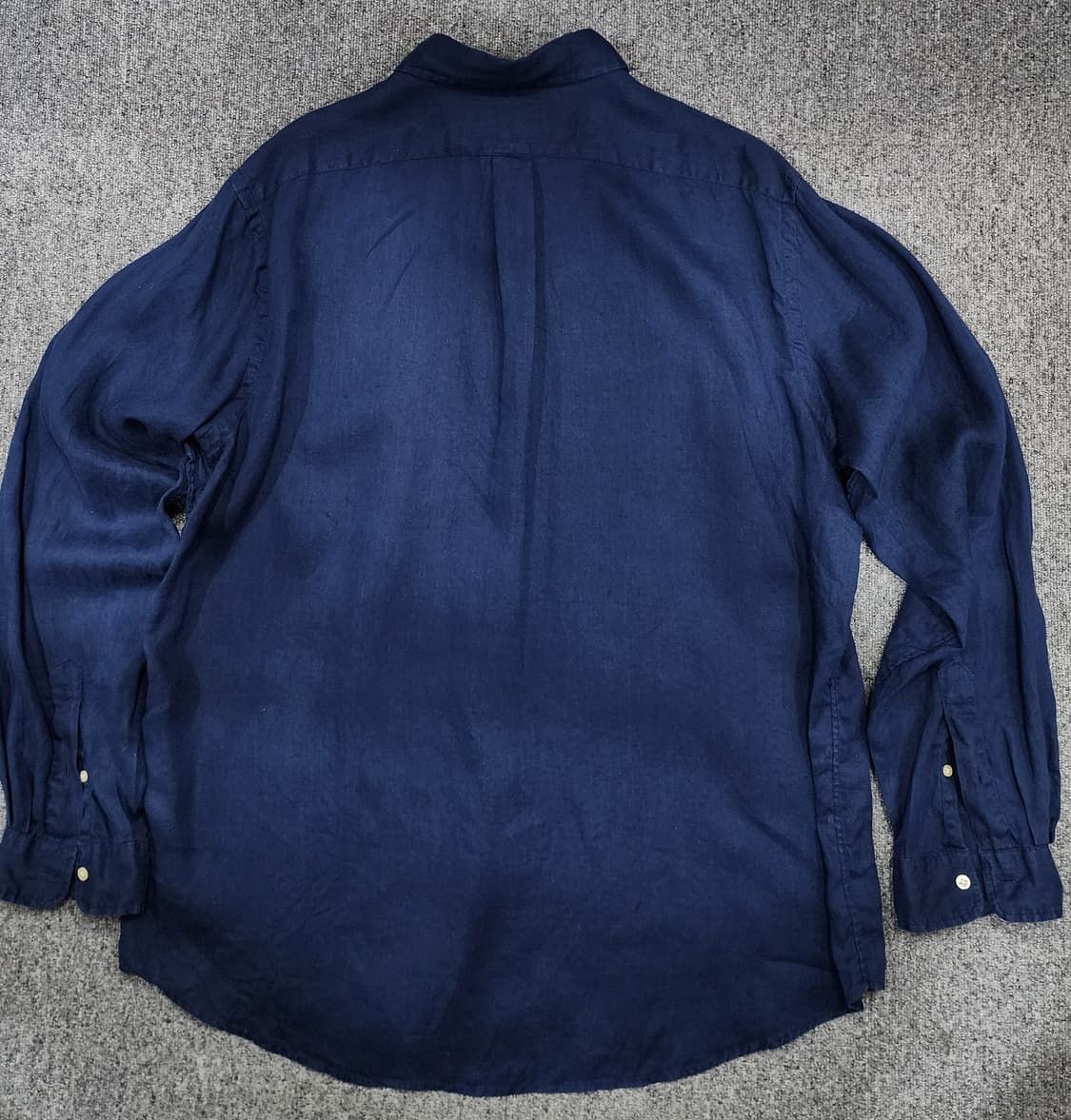 폴로 랄프로렌 클래식핏 린넨 네이비 셔츠 XXL 상품이미지2