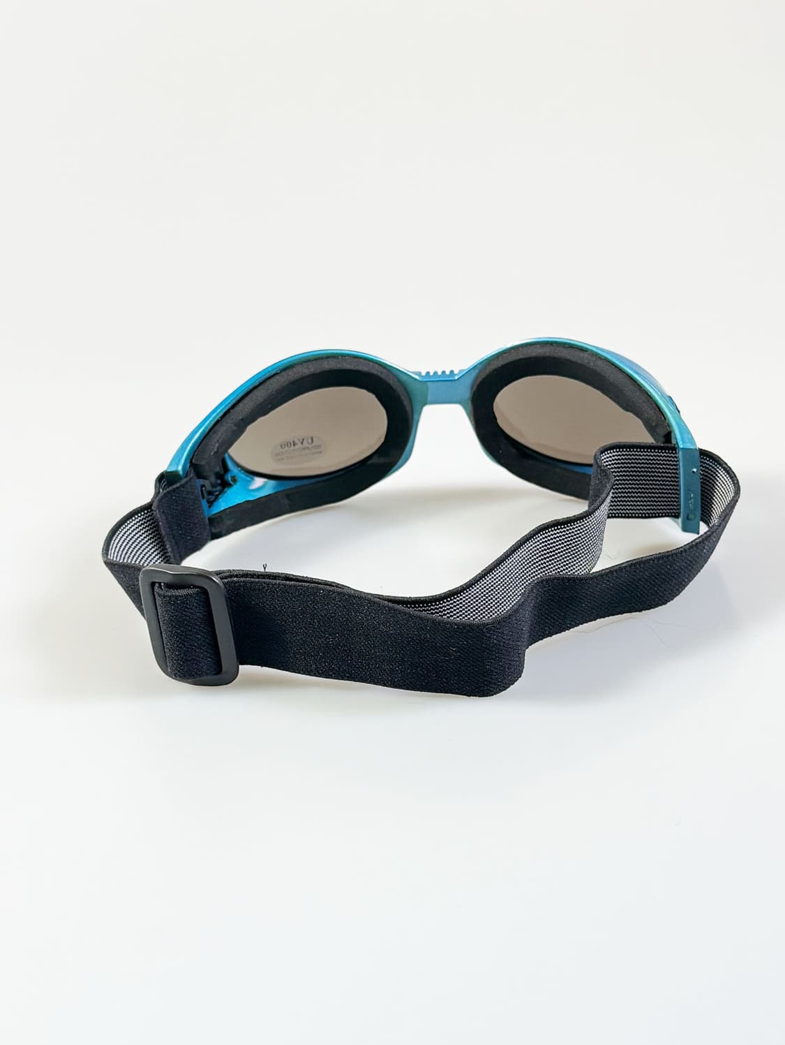 90s 블루 메탈릭 고글 밴딩 빈티지 선글라스 상품이미지5