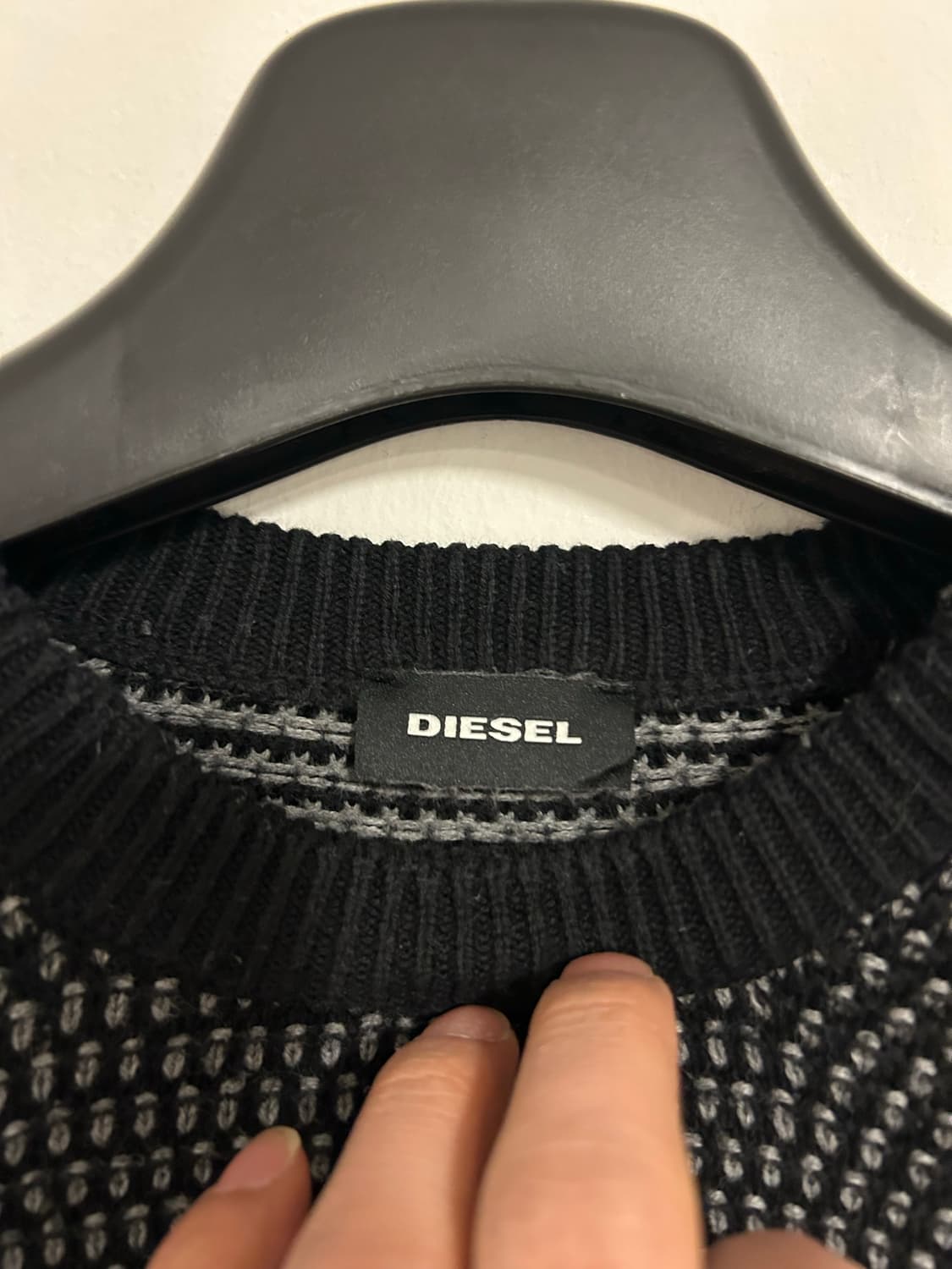 디젤 롱 코튼 와플 니트  상품이미지2