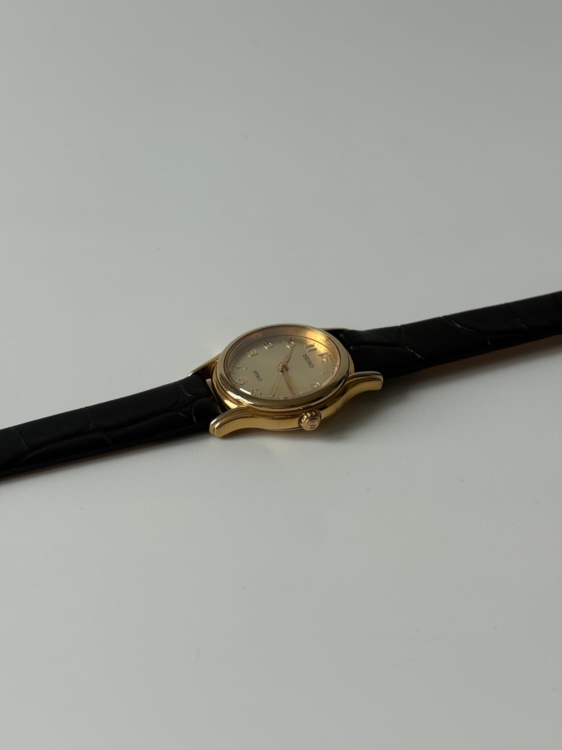 세이코 1990년대 Spirit 아라빅 인덱스 골드 쿼츠 여성 상품이미지4